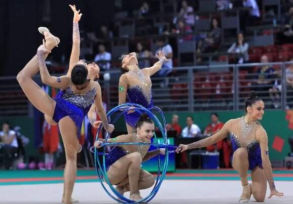 Ginástica Rítmica alcança melhor resultado de sua história com quarto lugar  no Mundial — Rede do Esporte