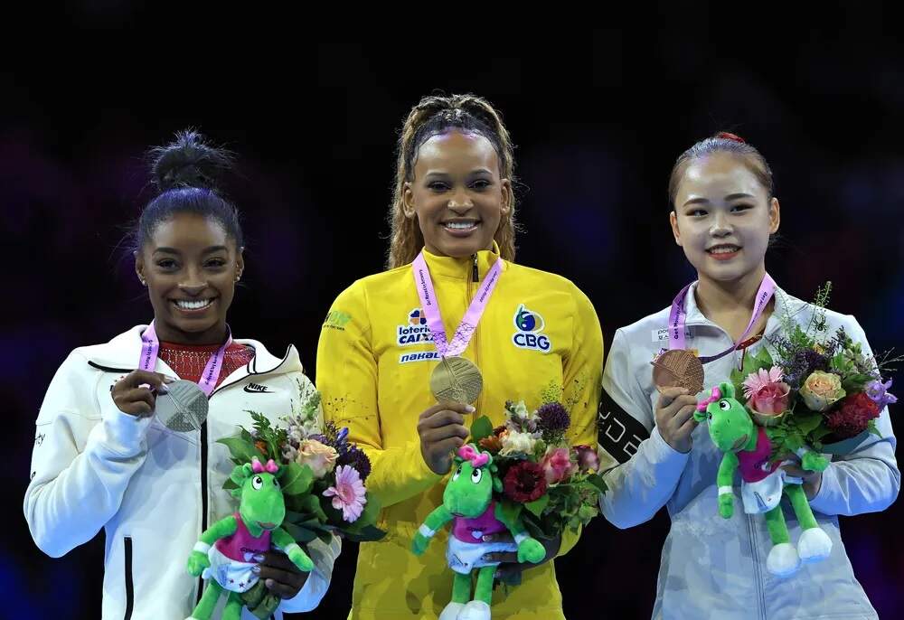 Brasileiros por medalhas na Copa do Mundo de Ginástica Artística